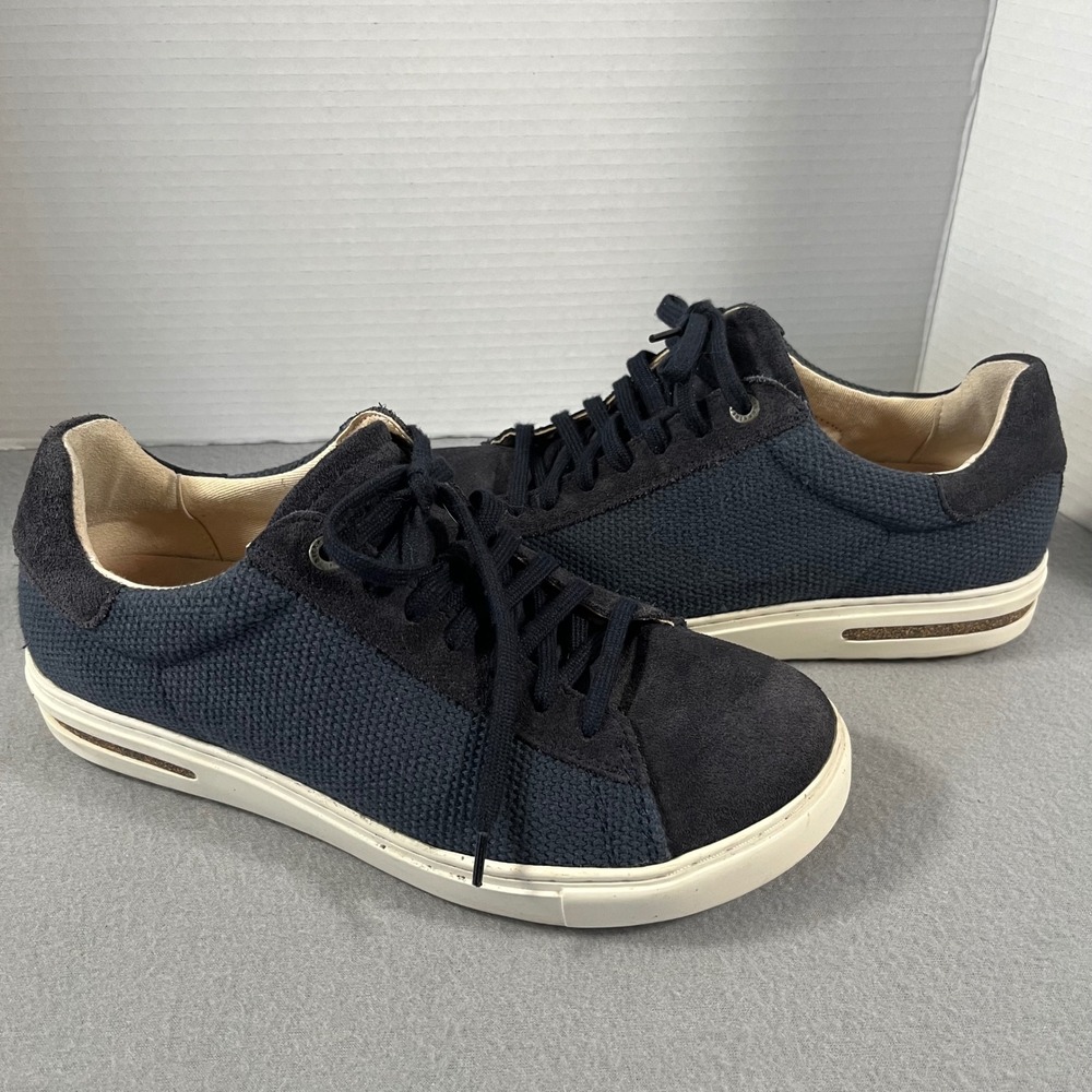 Birkenstock‎ bend low Navy Suede Canvas Comfort Sneakers Shoes Women 40 EU 9 9.5